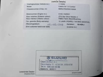 Afbeelding van de auto