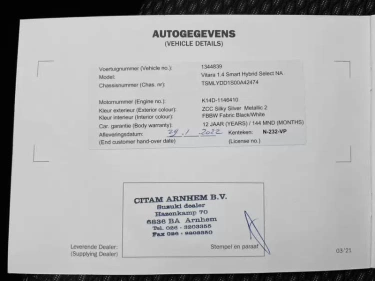 Foto van Suzuki Vitara