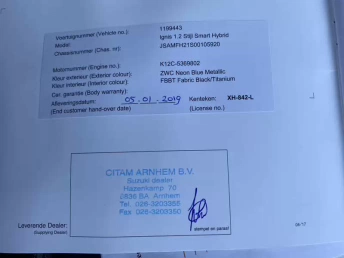 Afbeelding van de auto
