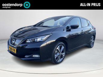 Nissan Leaf Tekna 40 kWh Adaptieve Cruise Control | Automaat | 1Fase lader | Lederen bekleding | Navigatiesysteem | Stuurverwarming | Gratis laadpaal occasion 2022