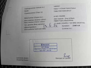 Foto van Suzuki Vitara