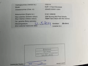 Afbeelding van de auto