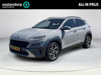 Hyundai Kona 1.6 GDI HEV Fashion Cruisecontrol | Navigatiesysteem | Achterruitrijcamera | Lichtmetalenvelgen | Parkeersensoren achter| Climate control | Headup-Display | occasion 2022