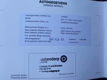 Afbeelding van de auto