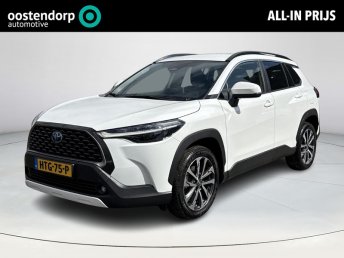 Toyota Corolla Cross Hybrid 140 Dynamic Ultimate **STOEL EN STUURWIELVERWARMING/ KEYLESS/ ADAPTIEVE CRUISE CONTROL/ 36 MAANDEN GARANTIE** occasion 2023