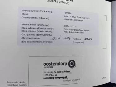 Foto van Suzuki Ignis