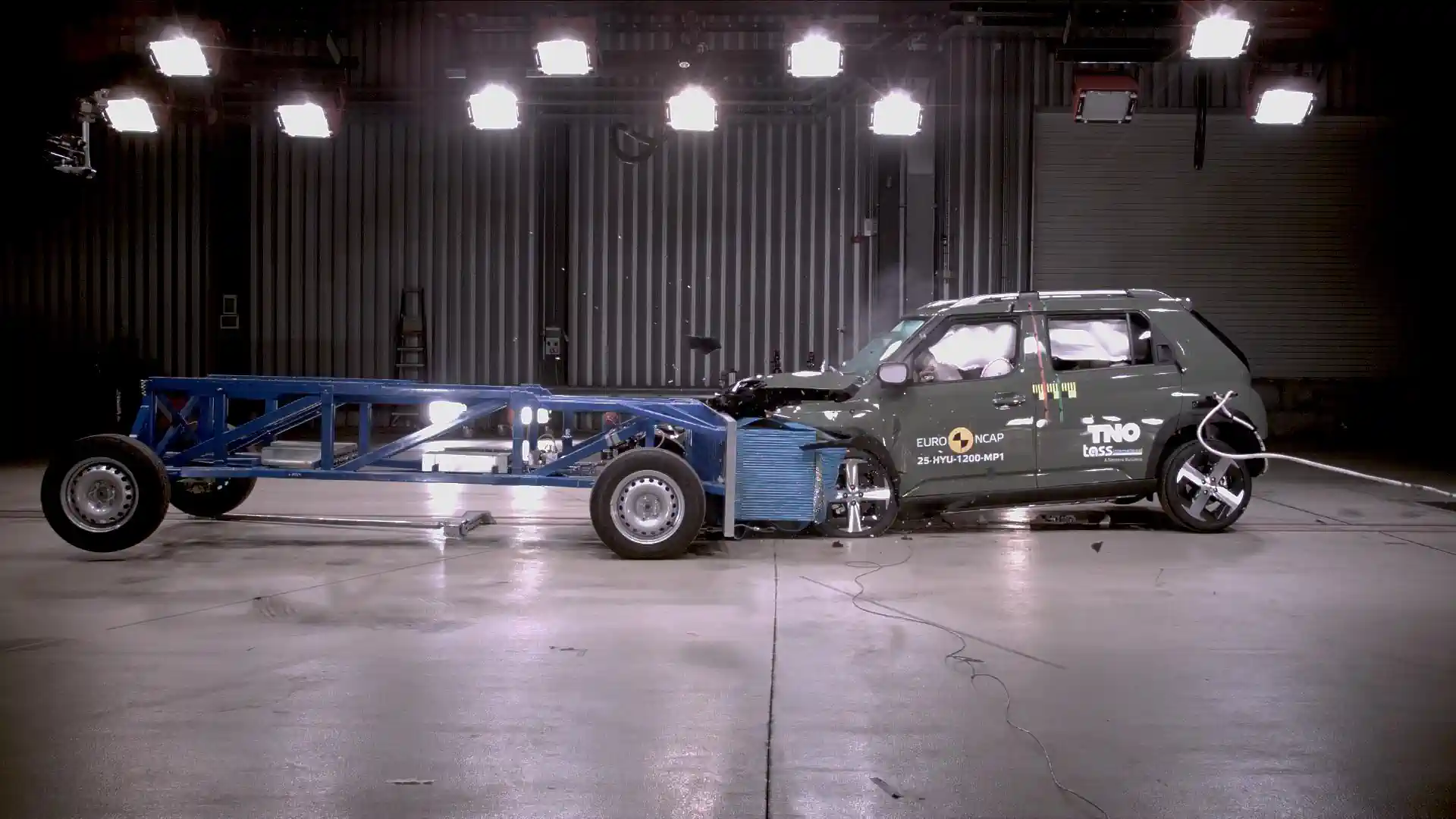 Hyundai INSTER behaalt 4 sterren bij Euro NCAP crashtest