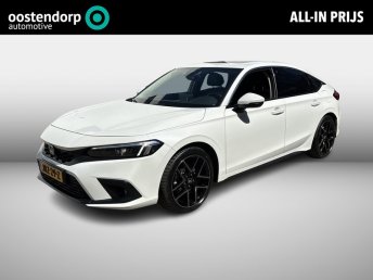 Honda Civic 2.0 e:HEV Advance | Panoramisch dak | Leder | Bosé | Full option occasion 2026