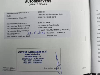 Afbeelding van de auto