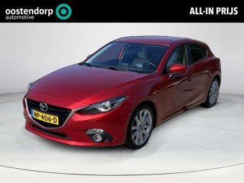 Mazda 3 2.0 HP GT-M | Cruise Control | Parkeersensoren | Stoel Verwarming | Navigatie | Bluetooth | BOSE-Premium Audio | CD-Speler | Elektrisch Verstelbare Bestuurders Stoel | Lichtmetalen velgen | occasion 2013