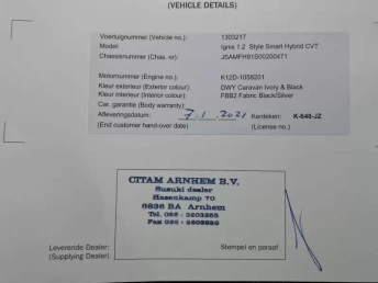 Afbeelding van de auto